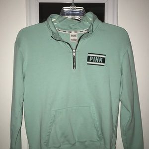 Victoria Secret Pink Sweatshirt Quarter Zip